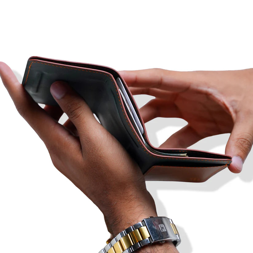 ATOM-Z Trifold Wallet Black/Brown