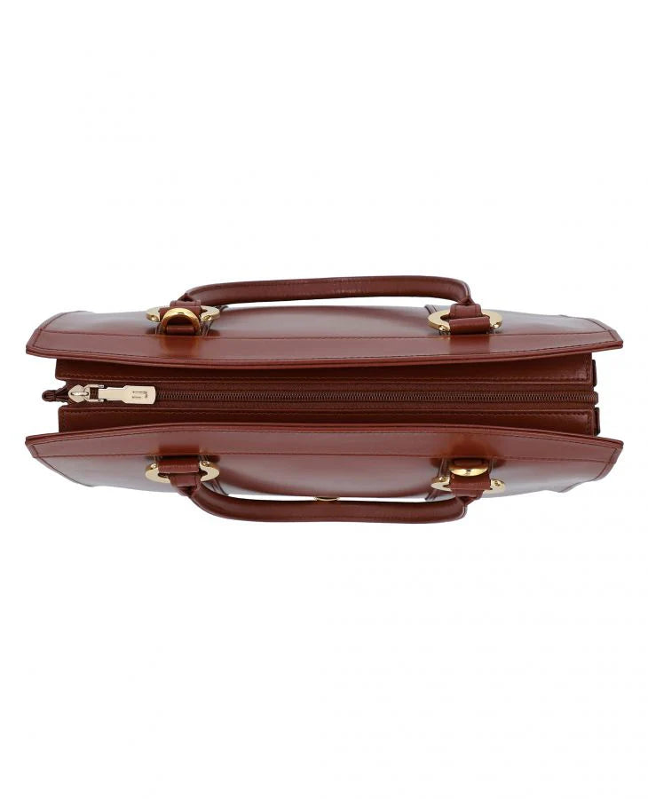 Sunflower Handbag – Spacious Leather Tote for Work & Travel