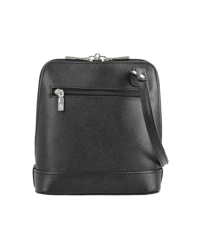 Begonia Crossbody Bag – Compact Grain Leather Everyday Bag