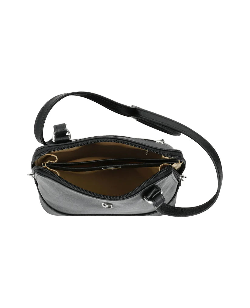 Begonia Crossbody Bag – Compact Grain Leather Everyday Bag